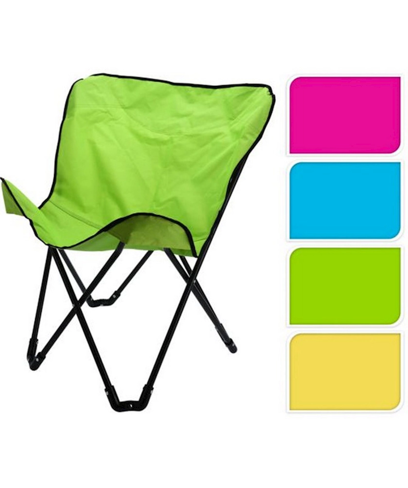 Qatlanan stul Butterfly Chair, müxtəlif rənglər