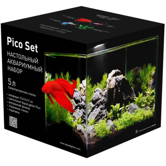 Stolüstü akvarium dəsti Collar Pico Set, 5 l
