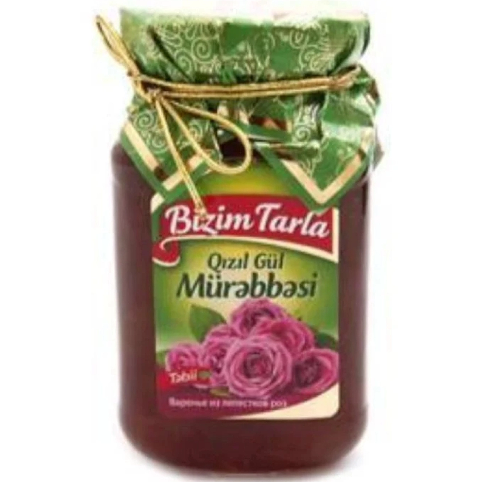 Qızıl gül mürəbbəsi Bizim Tarla, 400 q