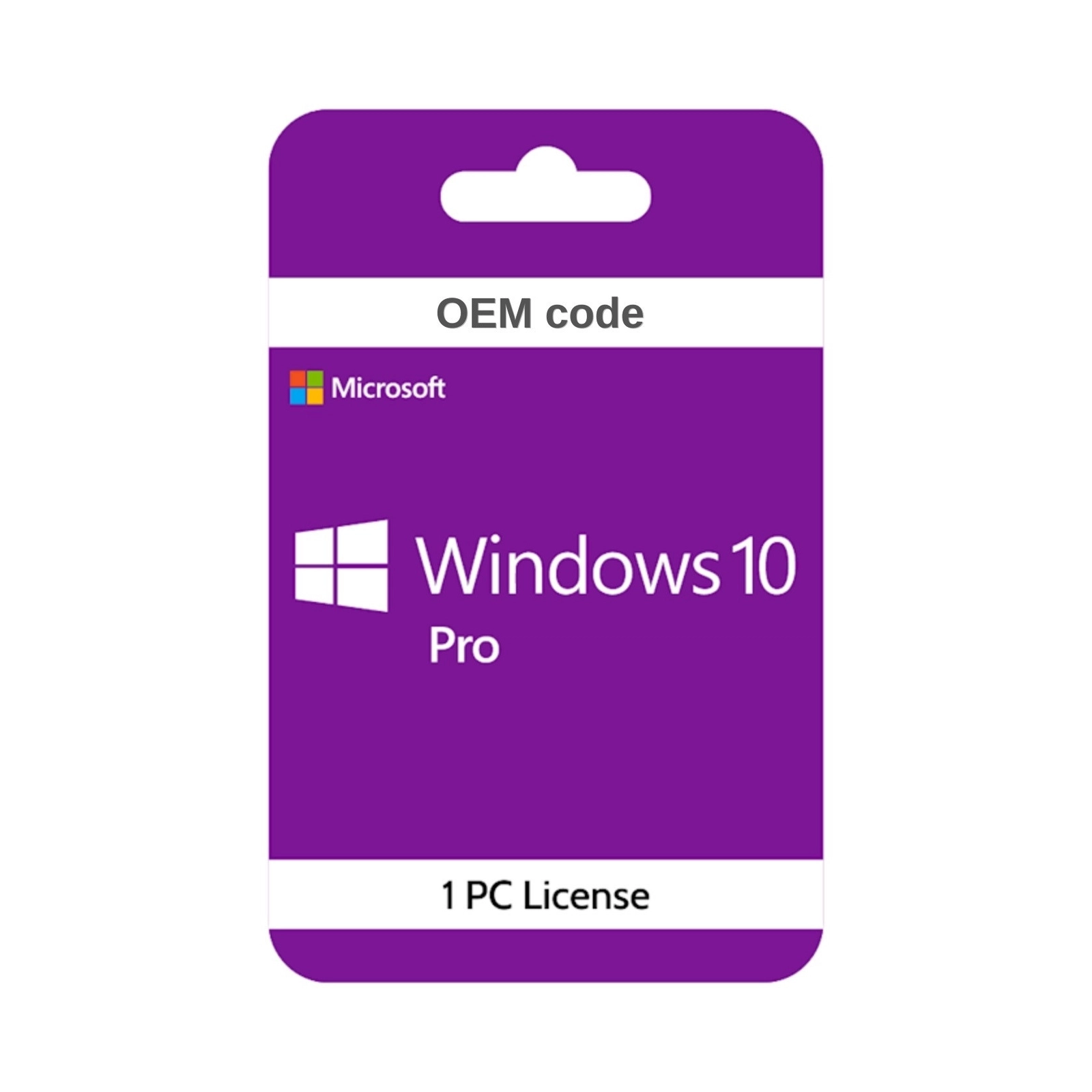 Lisenziya kodu Microsoft Windows 10 Pro OEM
