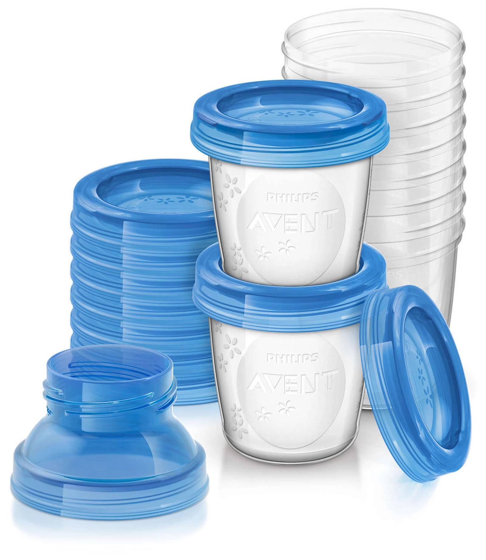 Konteynerlər dəsti Philips Avent ana südünü saxlamaq üçün,10 əd,180 ml,0+ ay