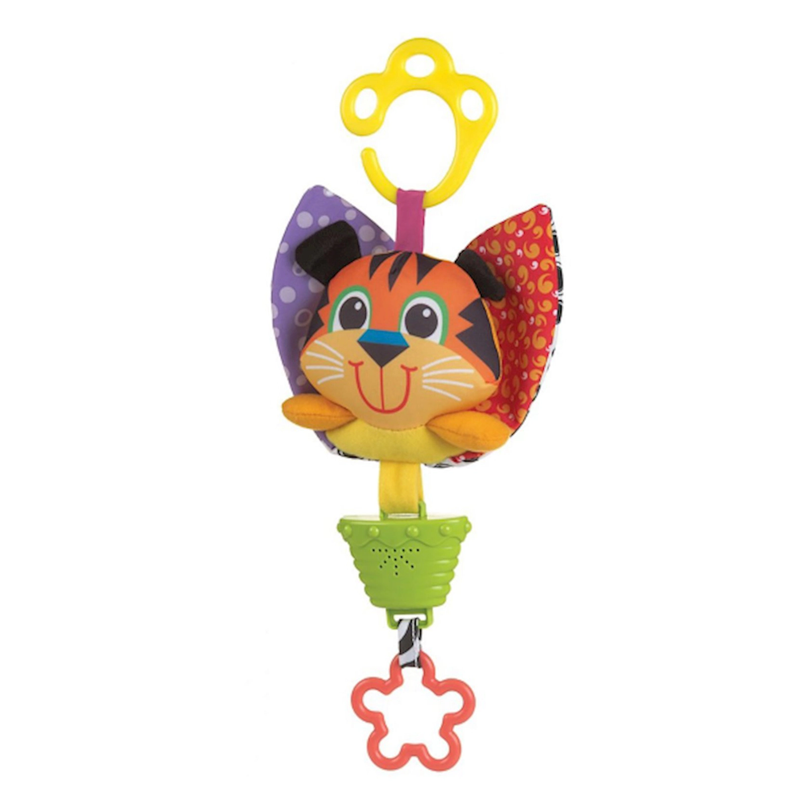 Musiqili asma oyuncaq Playgro Musical Pull String Tiger, 0+ ay