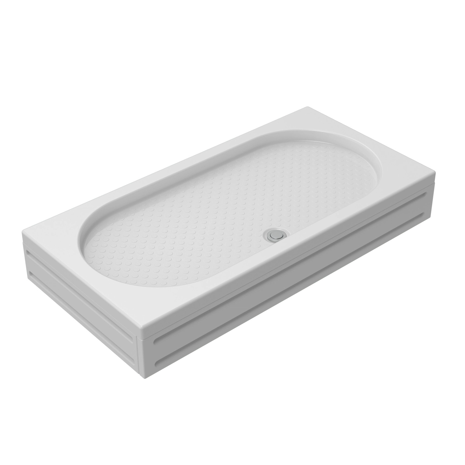 Duş altlığı Lavanna KL 722, akril, ağ, 140x70 sm