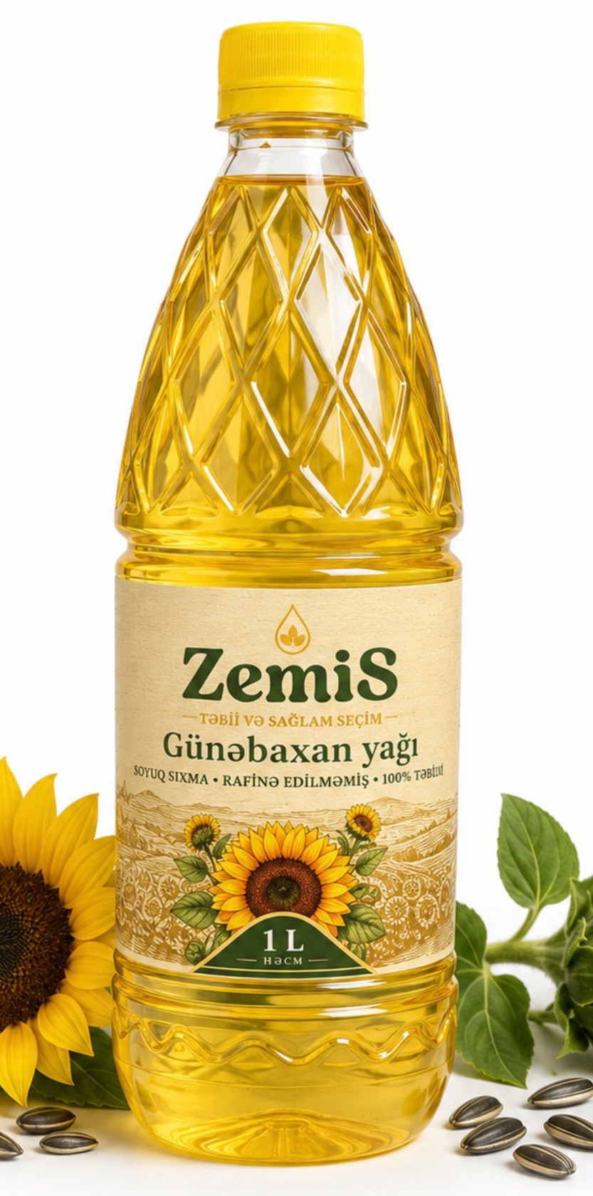 Günəbaxan yağı ZemiS, 1000 ml