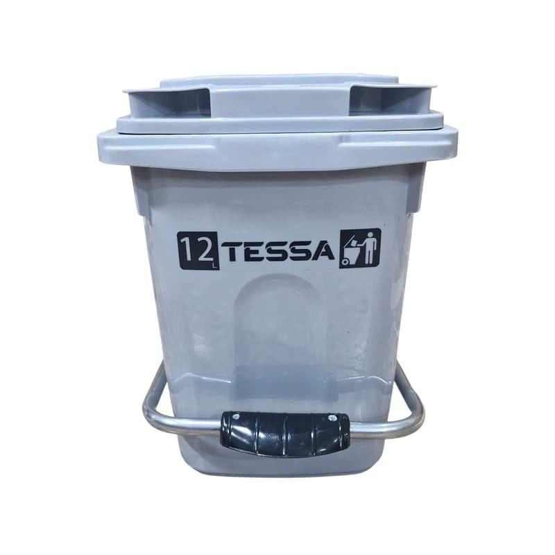 Zibil qabı nh_1, 12 l, metal/plastik, boz