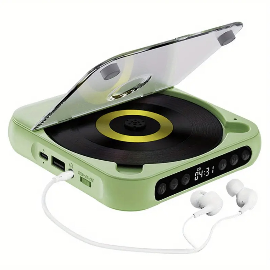 Portativ CD pleyer Green