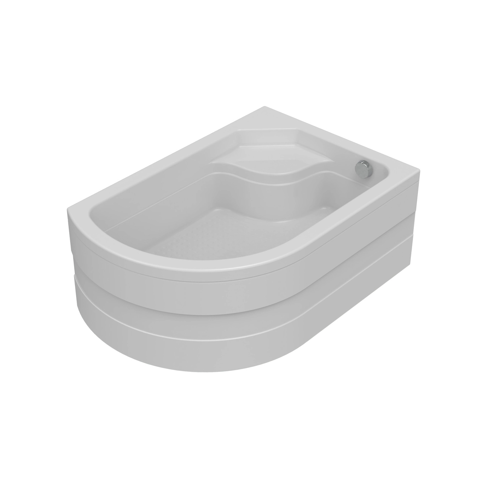 Vanna Lavanna RL 400 Comfort, yarım oval, 125x85 sm, sağ