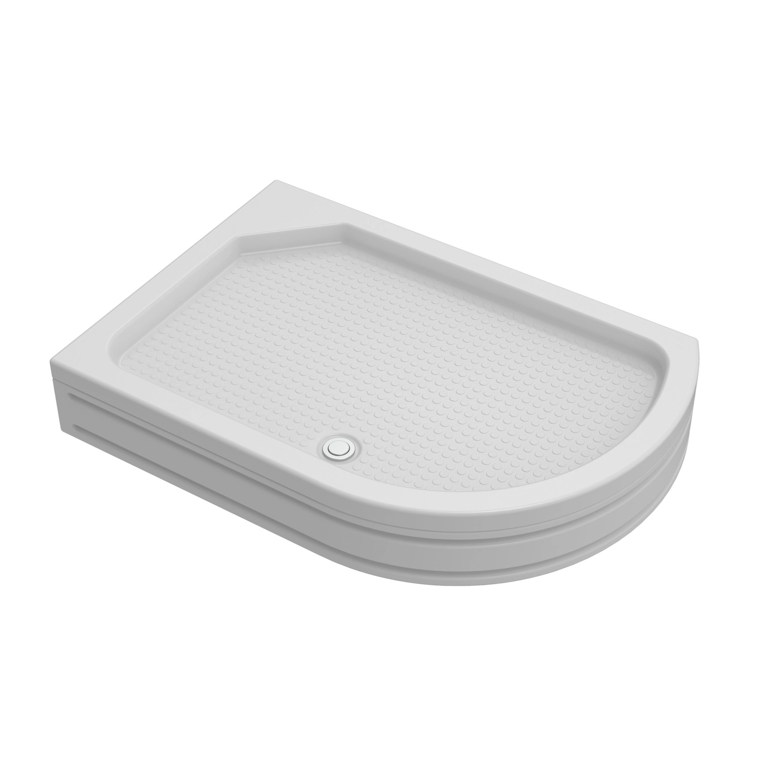 Duş altlığı Lavanna RL 501, akril, 125x85 sm, yarım oval