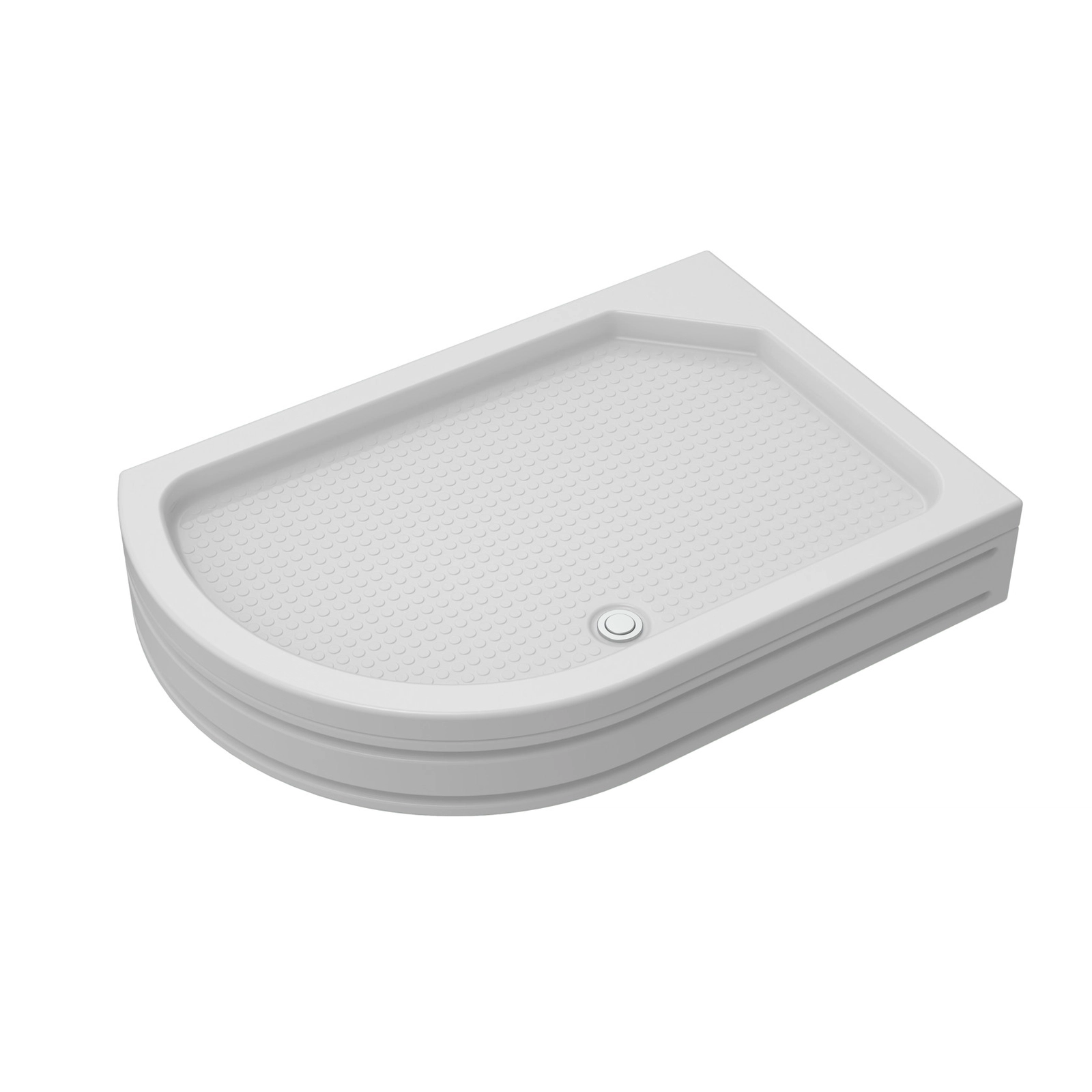 Duş altlığı Lavanna RL 502, akril, 135x85 sm, yarım oval