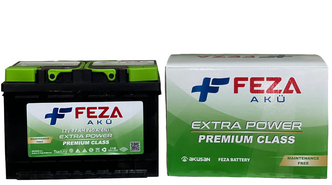 Avtomobil akkumulyatoru Feza 77Ah Premium Plus