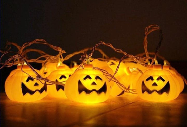 Şənlik üçün Halloween balqabaqlı işıqlandırma aksessuarı - HL0876R