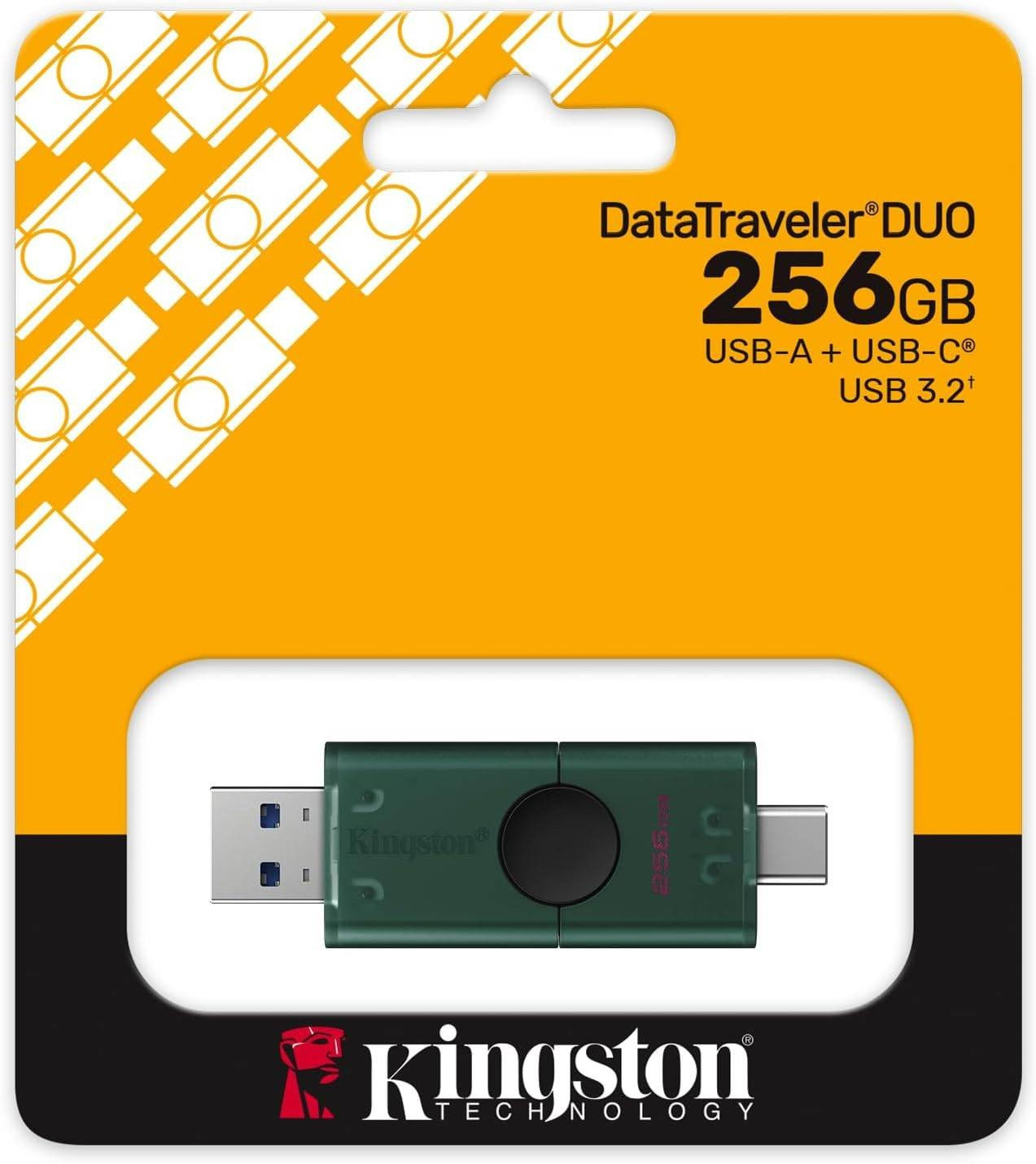 Fleş kart Kingston 256GB USB 3.2 Gen 1 DataTraveler Duo - DTDEG2/256GB