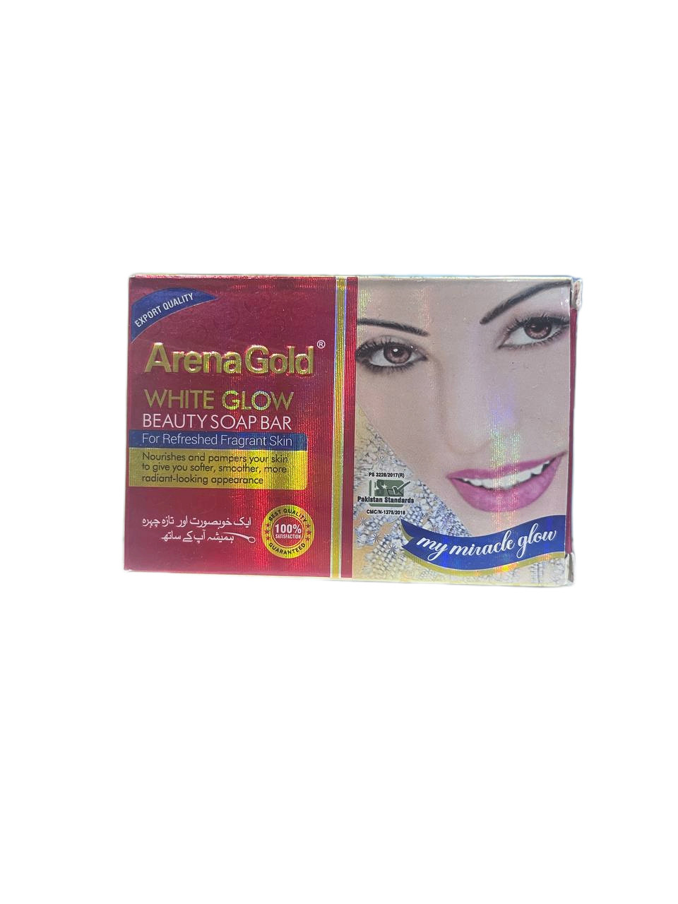 Üz üçün sabun Arena Gold White Glow