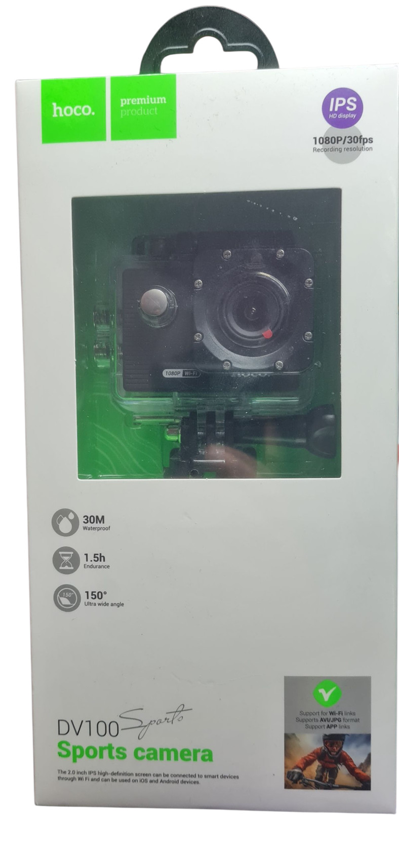 Ekşn-kamera Hoco DV1014K, 30M