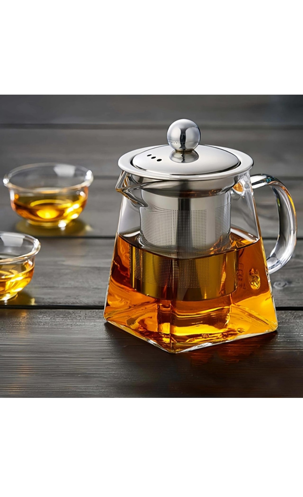 Dəmləmə çaydanı 10171912, 250 ml, şüşə, şəffaf