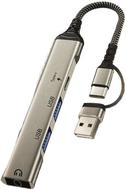 USB HUB No Brand 4in1 Type-C/USB
