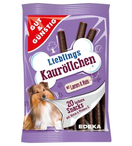 İtlər üçün məzə Gut & Günstig Lieblings Kauröllchen, 20 əd