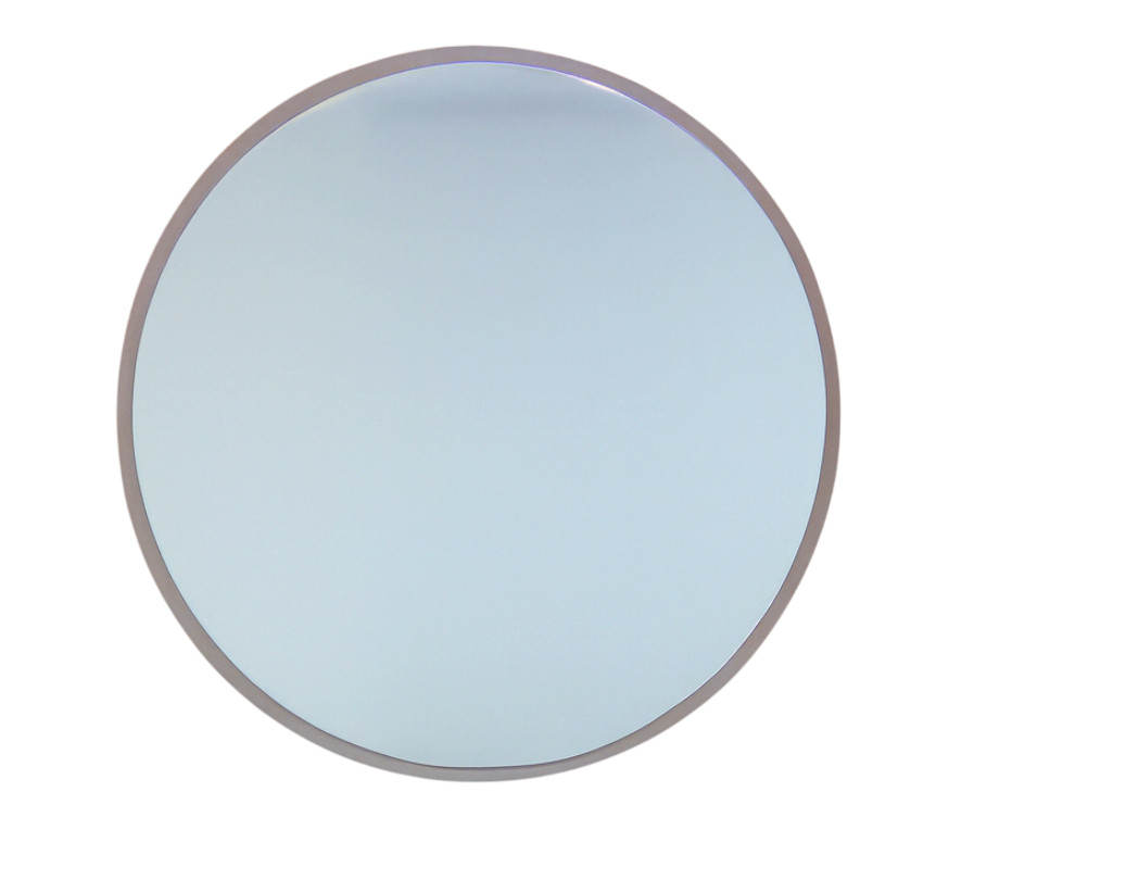 Divarüstü güzgü LED 7-3, 70x70 sm, mat kənarları ilə
