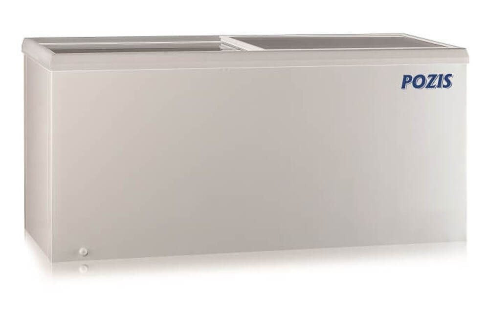 Dondurucu kamera Pozis FH 258, 473 L, 855x675x1715 mm, R600a, şüşə qapaq, DeFrost - FH 258