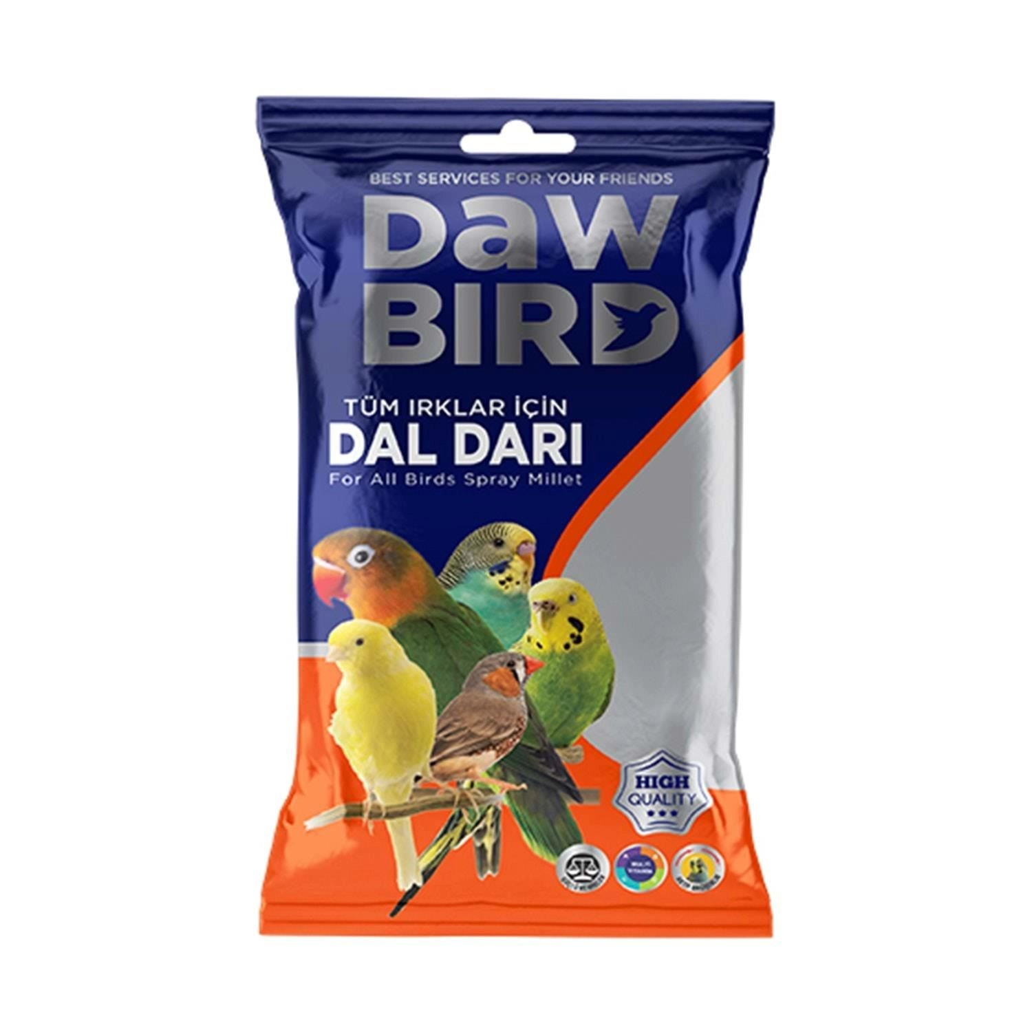 Məzə quşlar üçün Daw Bird Dal Darı 120 q