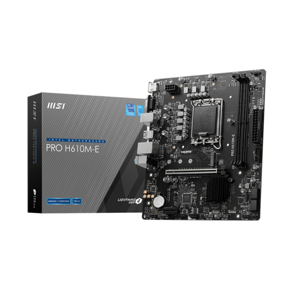 Ana plata MSI Pro H610ME DDR5