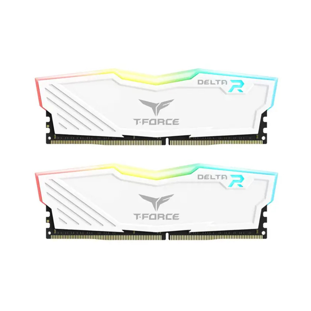 Operativ yaddaş T-FORCE DELTA RGB 16GB 2x8GB DDR4-3600 MHZ CL18 UDIMM-WHITE