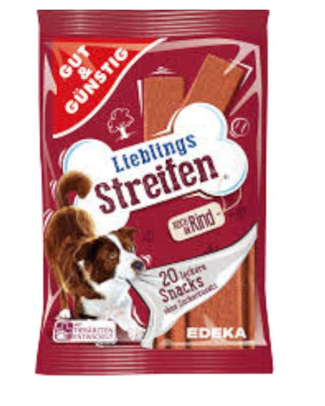 Məzə itlər üçün Edeka Gut & Günstig Lieblings Streifen 200 q