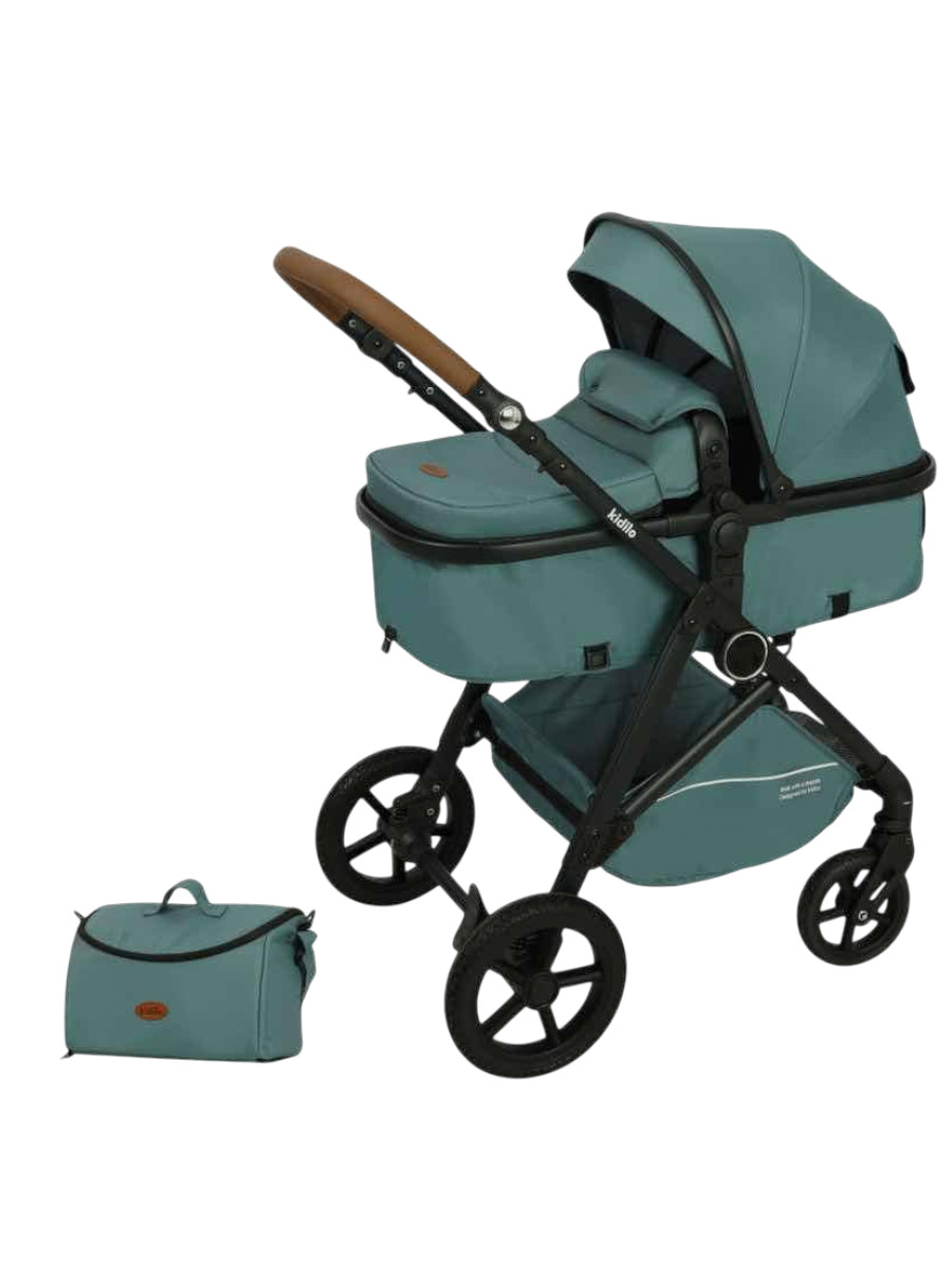 Uşaq arabası Kidilo K08 Army Green