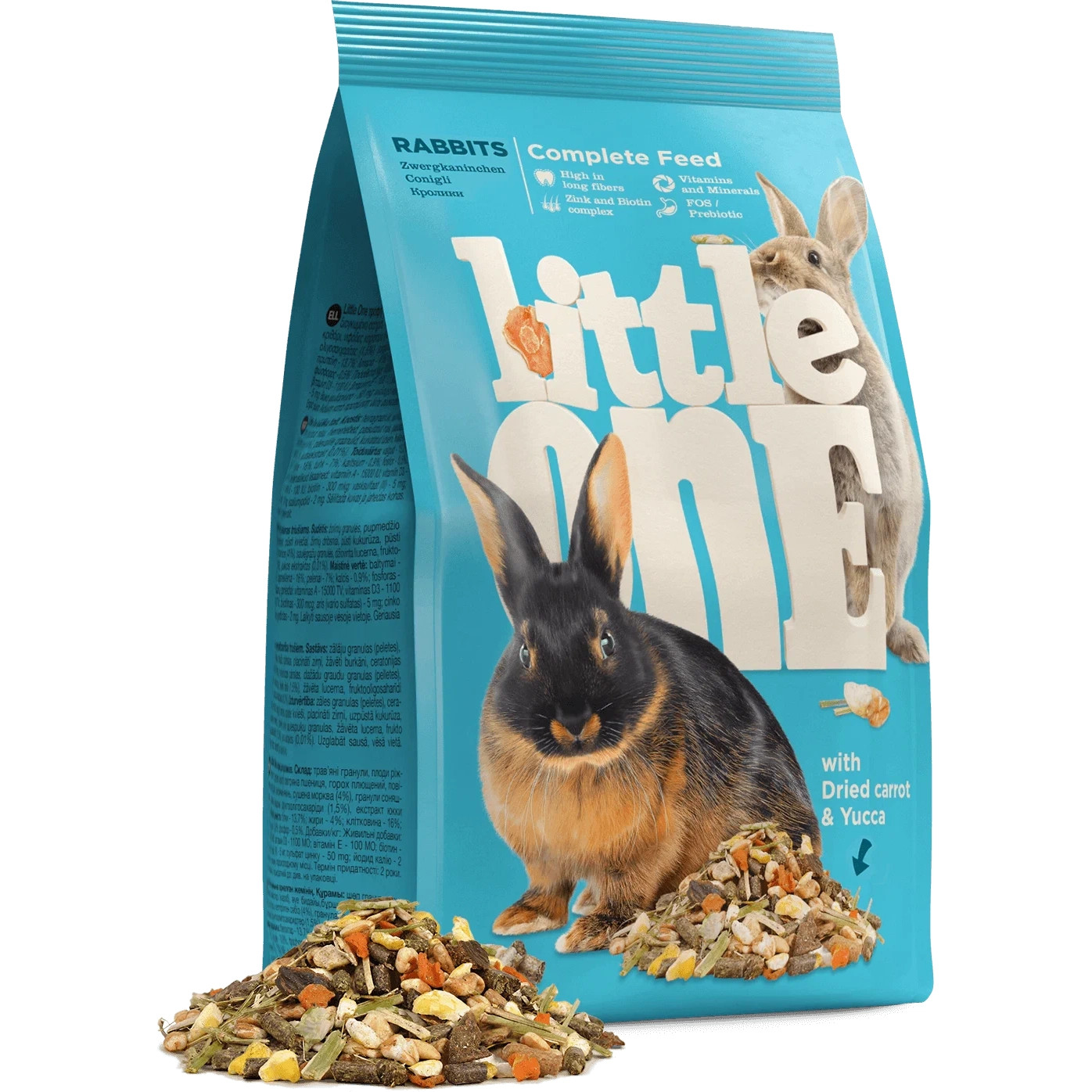 Quru yem dovşanlar üçün Little One, 400 q