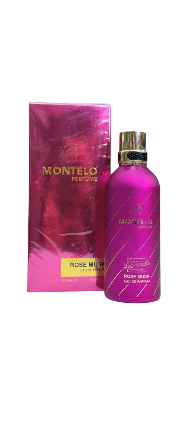 No Brand La Parreta Montelo Perfume Rose Musk qadınlar üçün ətir suyu, 100 ml