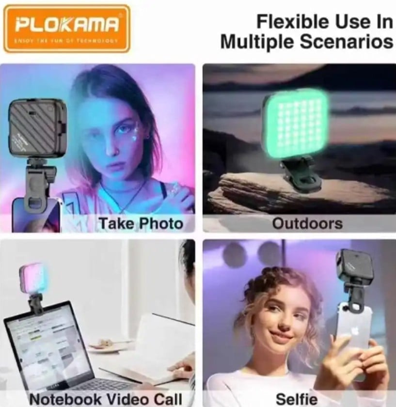 Selfi-lampa Plokama U80 Pro RGB