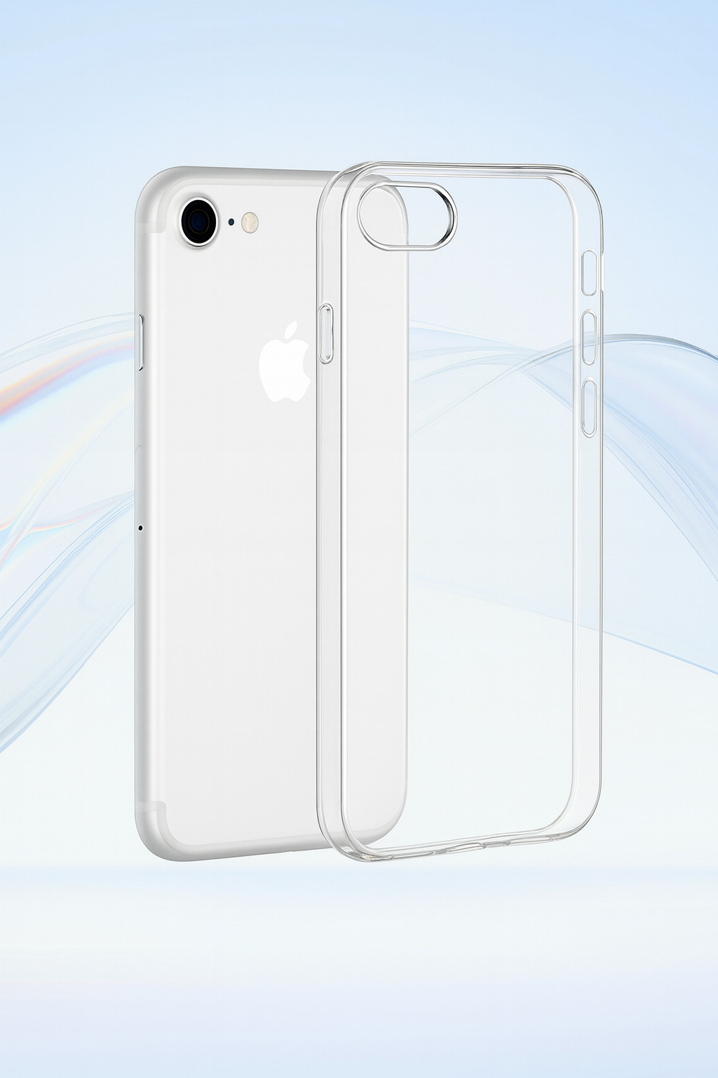 Çexol Apple iPhone 8 üçün Non-yellowing Transparent