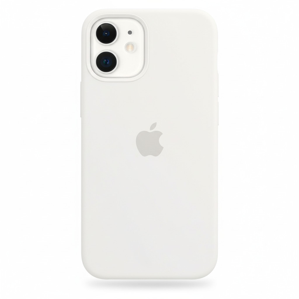 Apple İphone 12 üçün Ağ silicon case