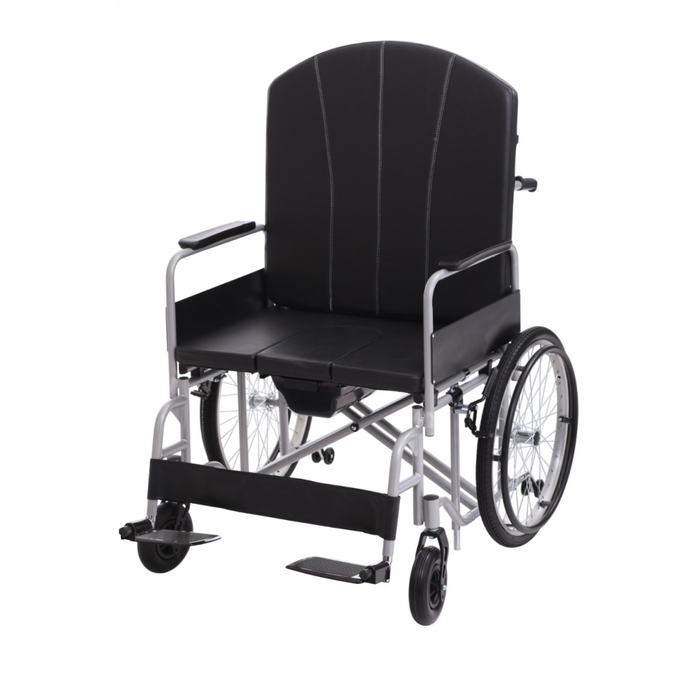 Əlil arabası KY607,XXL,150kg+, tualet funksiyalı, qara
