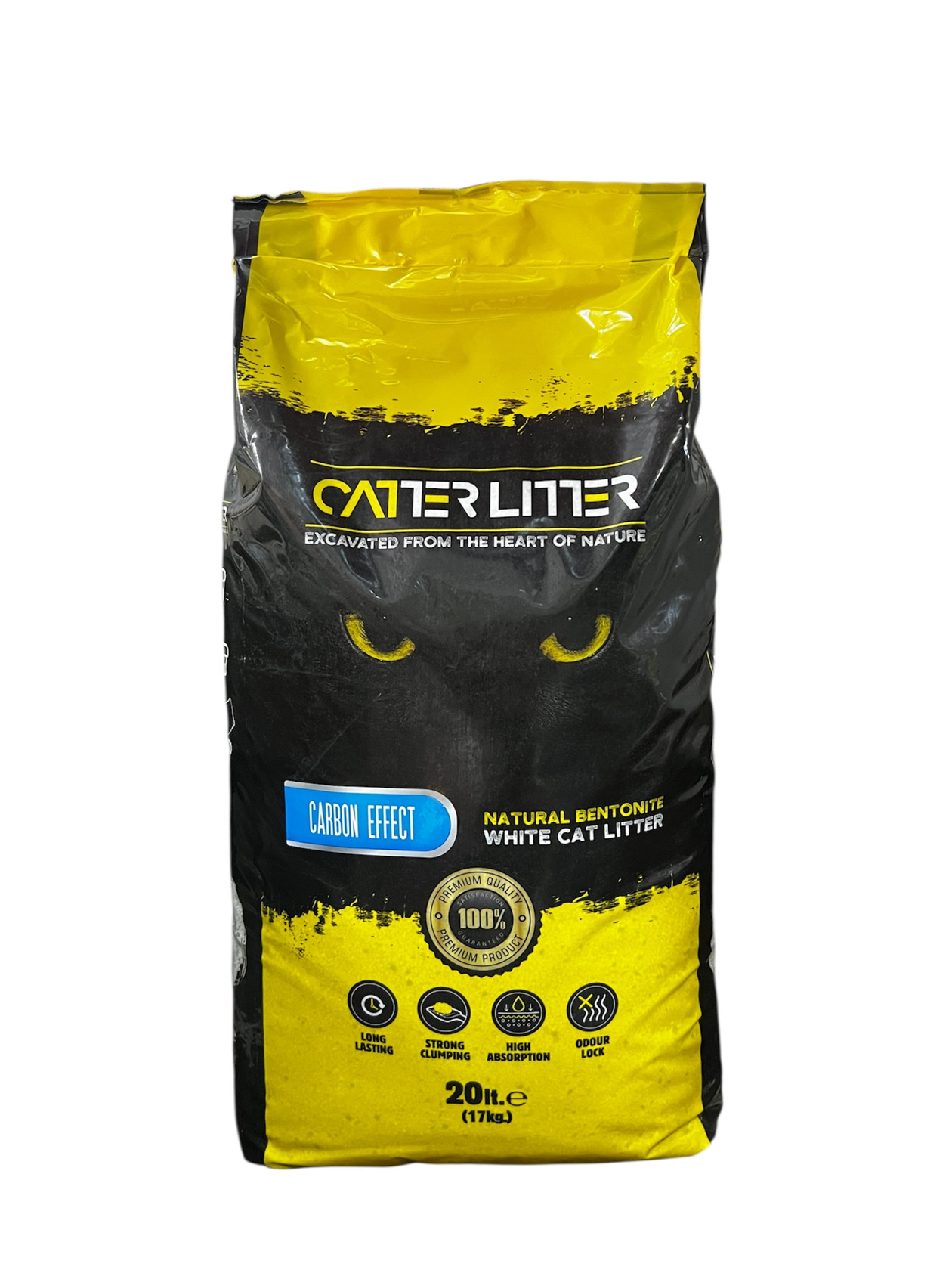 Doldurucu pişik tualeti üçün qum Catter Litter Carbon Effect, 20L
