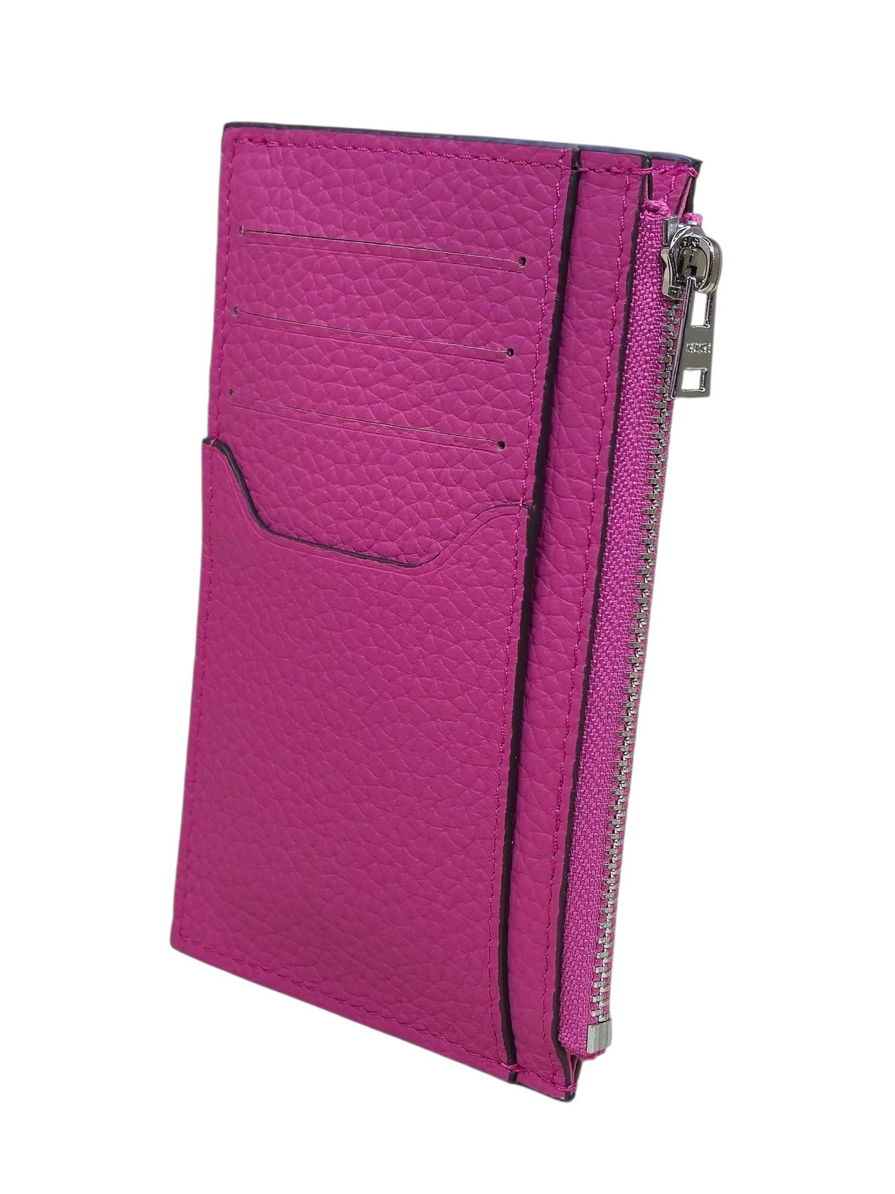 Kart qabı dəri, uniseks, çəhrayı - TheBest_Cardholder_233_Pink