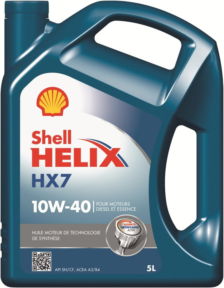 Motor yağı Shell Helix HX7, 10W40, 5 l