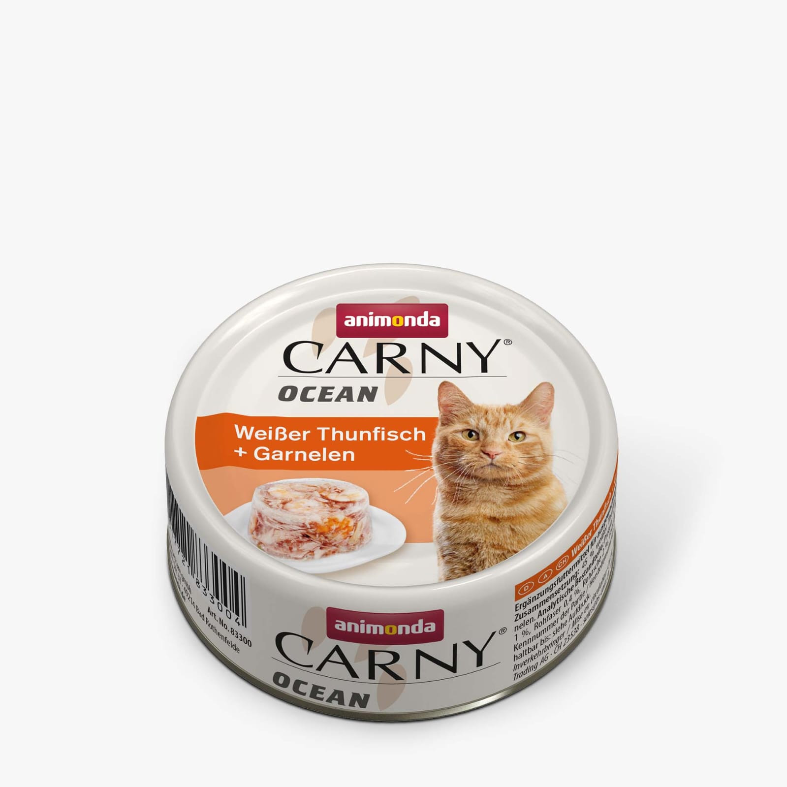 Pişiklər üçün konserv Animonda Carny Ocean, krevetka və tuna, 80 q