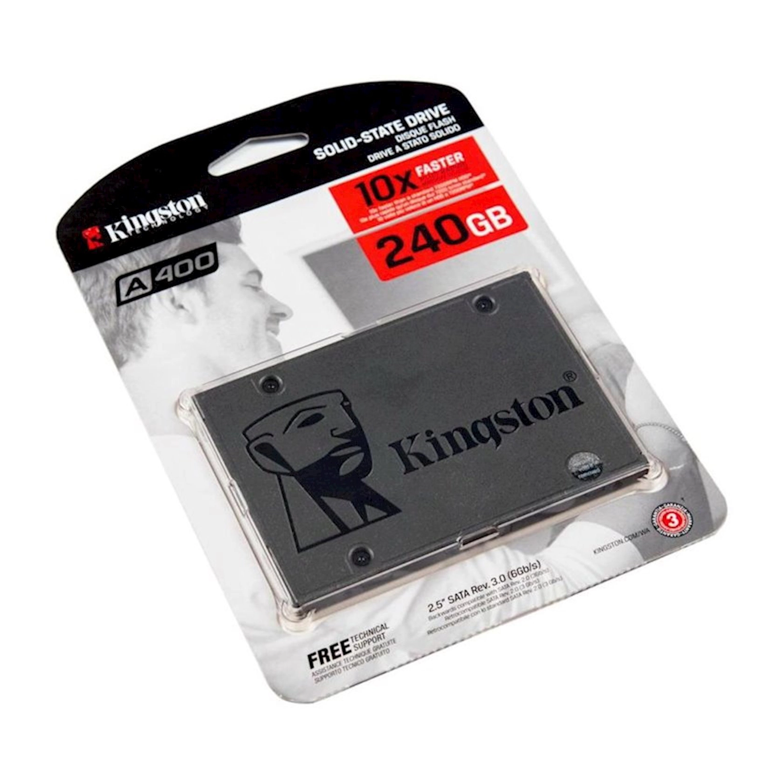 SSD yığıcı Kingston 240 GB SA400S37/240G