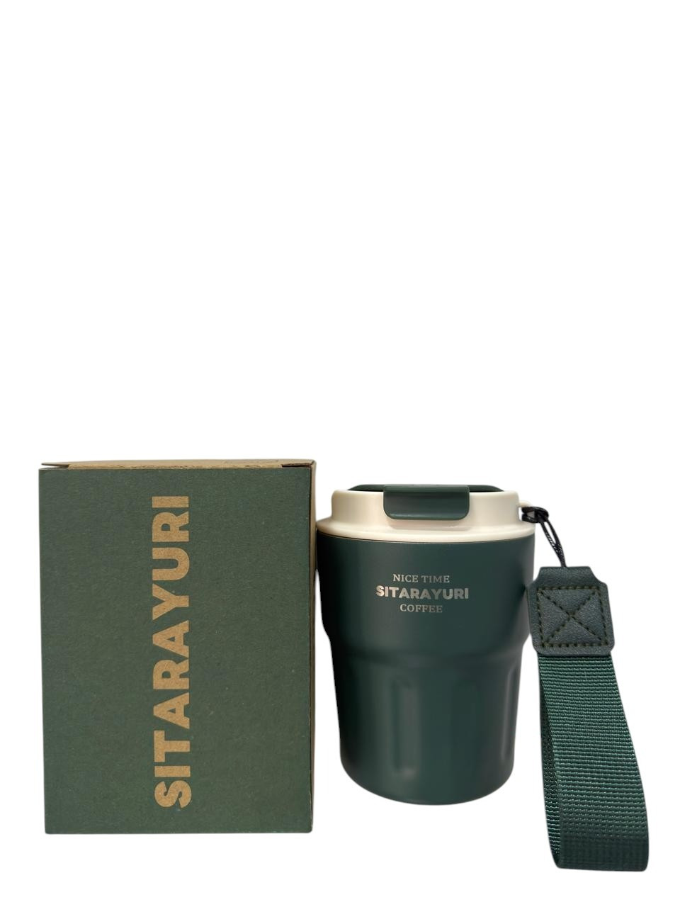 Termo fincan 10447155, paslanmayan polad, yaşıl, 290 ml