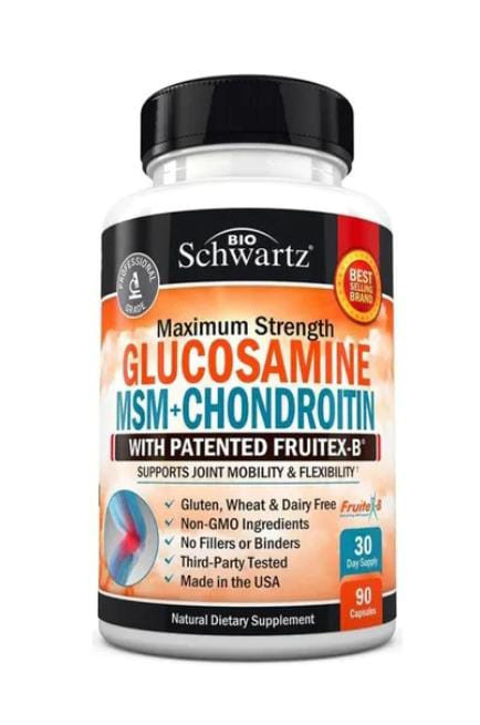 Xondroprotektorlar GLUCOSAMINE MSM 90-tablet BLZVIP-21287
