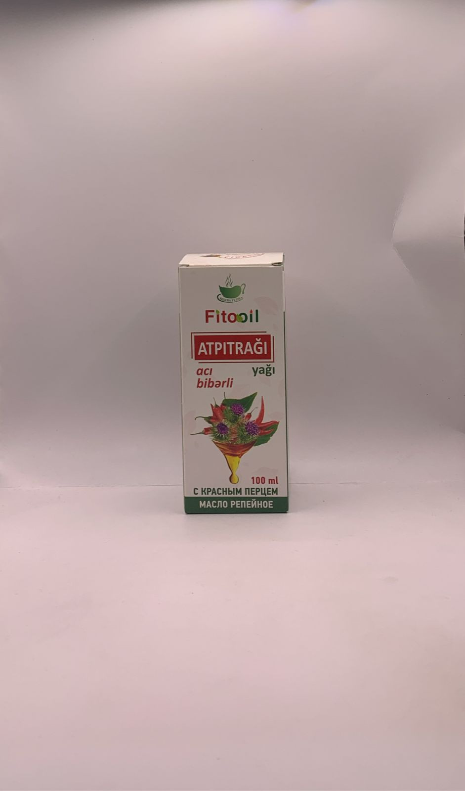 Atpıtrağı yağı acı bibərli Fitooil 100 ml