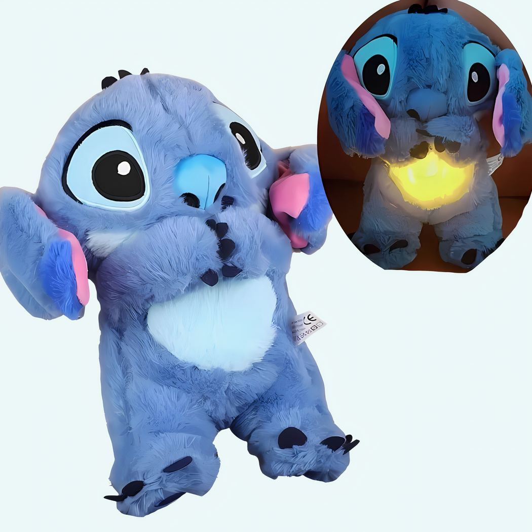 Yumşaq oyuncaq Stitch OM10S, peluş, göy, 30 sm