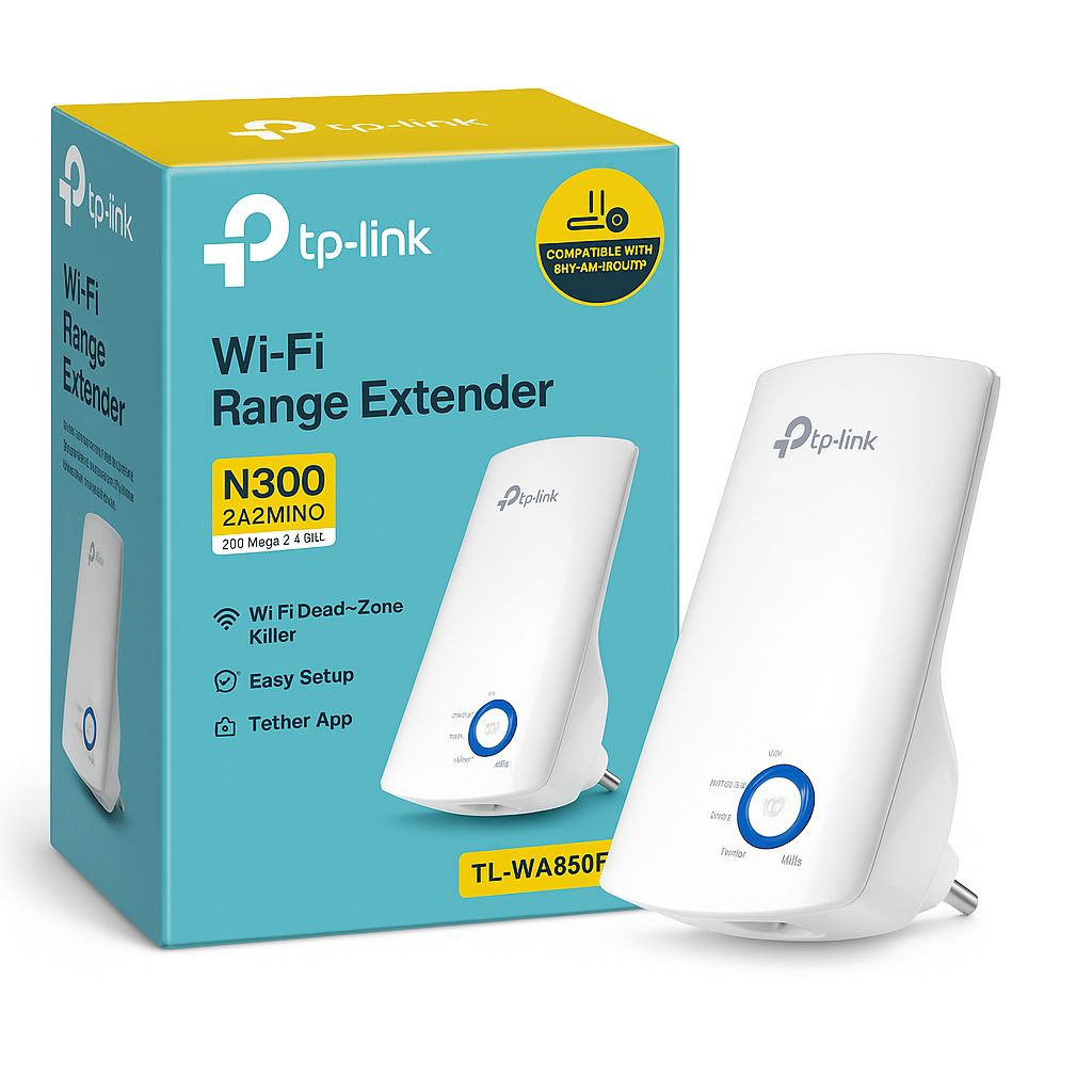 Simsiz siqnal gücləndiricisi TP-Link TL-WA850RE Range Genişləndirici.