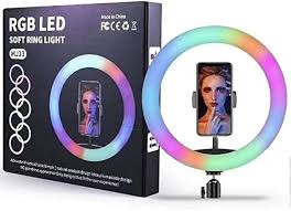 Dairəvi lampa RGB LED MJ33