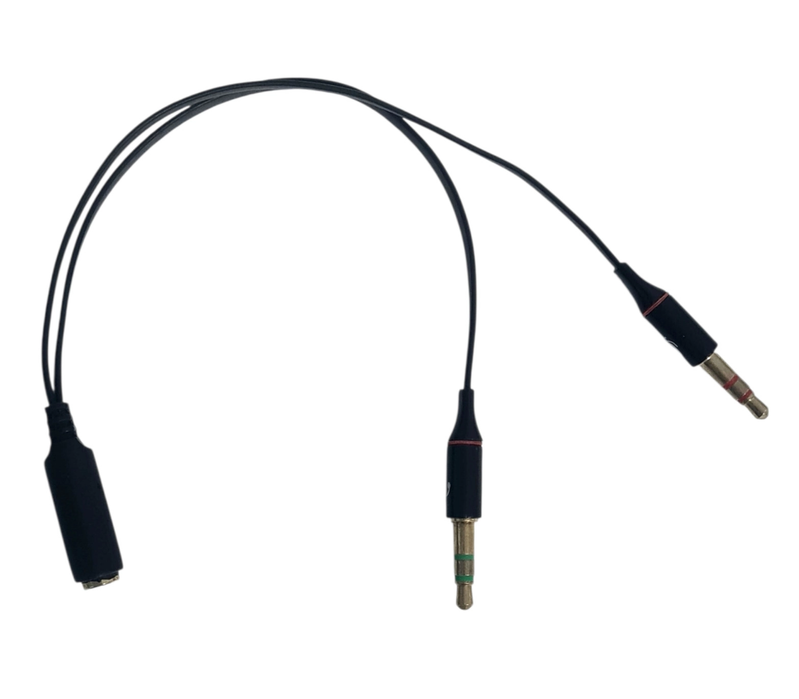 Audio kabel- paylayıcı qulaqlıq üçün, qara, 3.5 mm