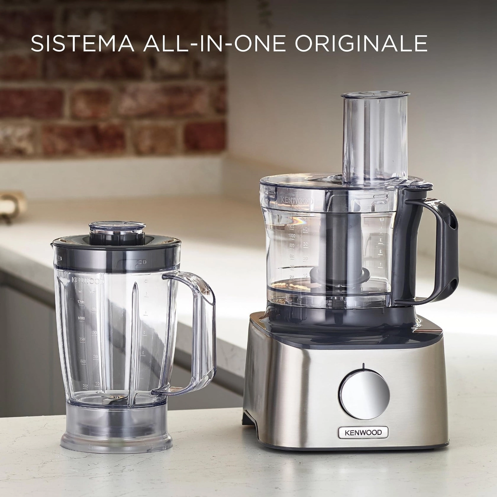 Mətbəx kombaynı Kenwood FDM301SS, gümüşü