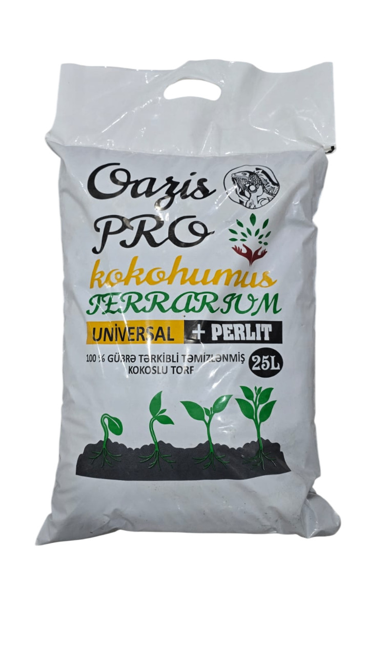 Torf Oazis Pro Kokohumus Terrarium, 25 l
