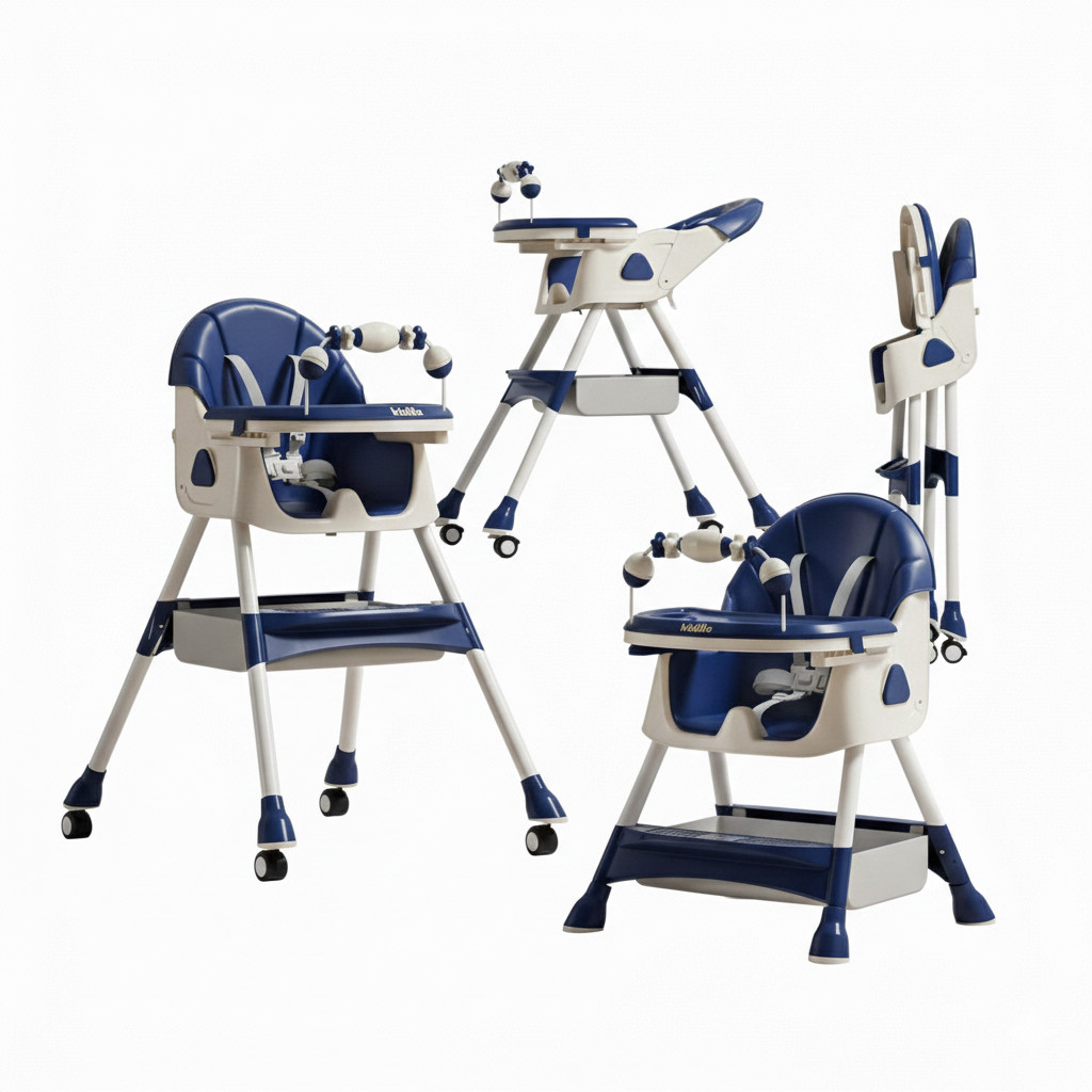 Uşaq yedizdirmə oturacağı Kidilo E-560 Göy