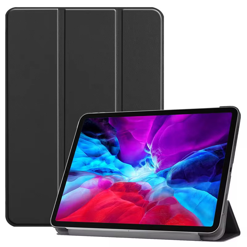Çexol-kitab Xiaomi Redmi Pad 2 2025 planşet üçün, eko-dəri, qara